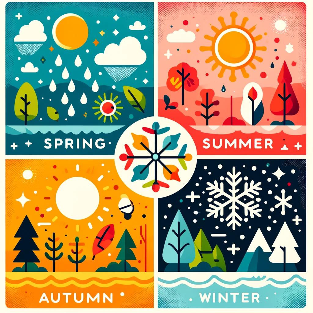 Four Seasons: Spring, Summer, Autumn, & Winter